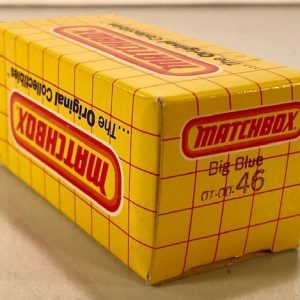 MATCHBOX 46 BIG BLUE VOLKSWAGON BUG EMPTY BOX