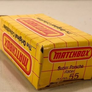 MATCHBOX 55 SUPER PORSCHE RACER CAR EMPTY BOX