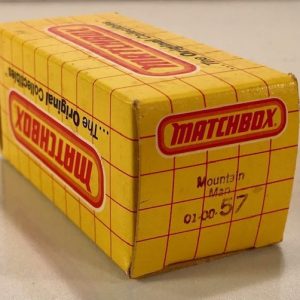 MATCHBOX 57 MOUNTAIN MAN TRUCK EMPTY BOX
