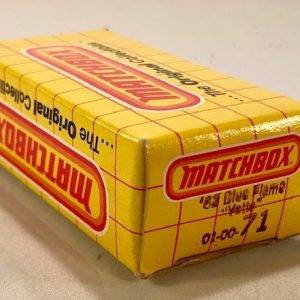 MATCHBOX 71 '62 BLUE FLAME CORVETTE CAR EMPTY BOX
