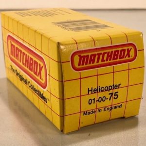 MATCHBOX 75 HELICOPTER EMPTY BOX
