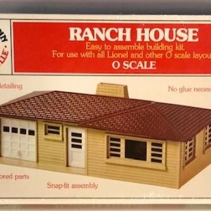 BACHMANN 1934 RANCH HOUSE BUILDING KIT O GAUGE