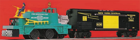 LIONEL 11988 NEW YORK CENTRAL FIRECAR AND INSTRUCTION CAR