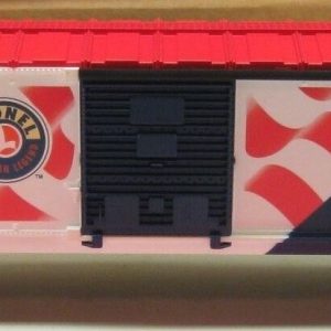 LIONEL 26777 U.S. FLAG LIGHTED BOXCAR