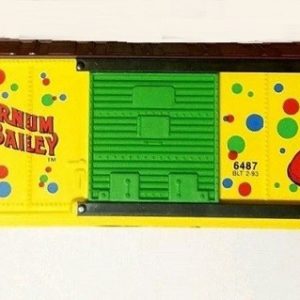 K-LINE K-6487 RINGLING BROTHERS AND BARNUM AND BAILEY CIRCUS BOXCAR