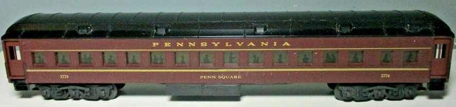 K-LINE K-3774 PENNSYLVANIA THE BROADWAY LIMITED HEAVYWEIGHT PENN SQUARE COACH CAR