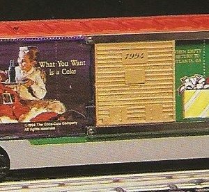 K-LINE K-644705 COCA COLA 1994 HISTORICAL HOLIDAY CHRISTMAS BOXCAR