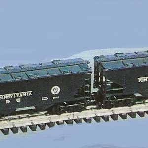 K-LINE K-6221A PENNSYLVANIA RAILROAD COVERED HOPPER 4 PACK