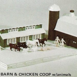 K-LINE K-4132 K-LINEVILLE BARN AND CHICKEN COOP BUILDING KIT