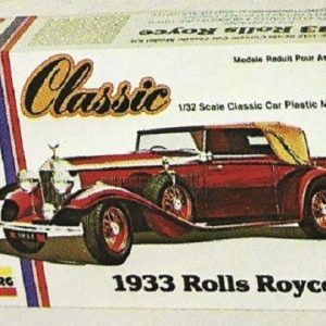 LINDBERG 6606 1933 ROLLS ROYCE CLASSIC CAR MODEL KIT