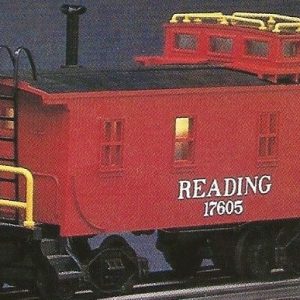 LIONEL 17605 READING STANDARD O WOODSIDED CABOOSE