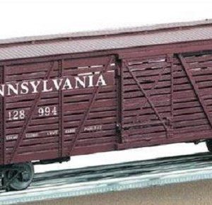 LIONEL 17707 PENNSYLVANIA RAILROAD ACF 40-TON STOCK CAR STANDARD O