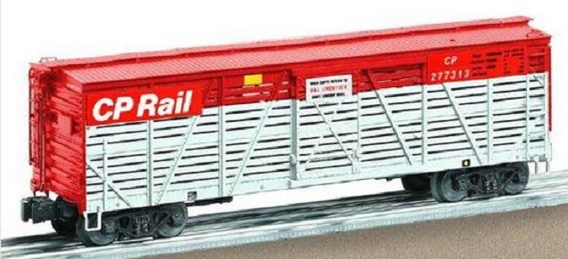 LIONEL 17708 CANADIAN PACIFIC ACF 40-TON STOCK CAR STANDARD O