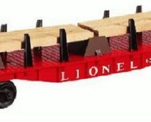 LIONEL 19484 FLATCAR WITH TIMBER