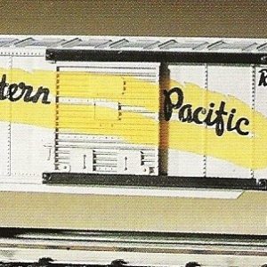 K-LINE 6436 WESTERN PACIFIC FEATHER ROUTE BOXCAR