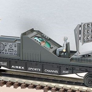 LIONEL 16751 WLNL CHANNEL 7 AIREX SPORTS TV FLATCAR