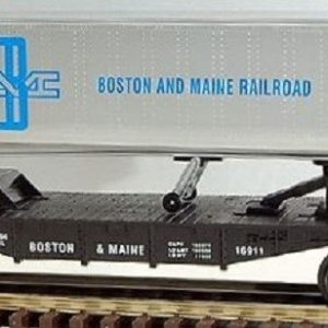 LIONEL 16911 BOSTON AND MAINE FLATCAR WITH TRAILER