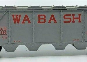 LIONEL 19316 WABASH COVERED QUAD HOPPER