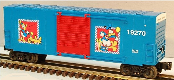 LIONEL 19270 DONALD DUCK 60TH ANNIVERSARY HI-CUBE BOXCAR
