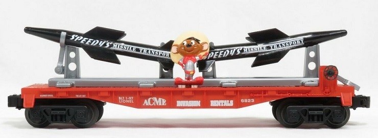 LIONEL 16980 LOONEY TUNES SPEEDY GONZALES MISSILE FLATCAR
