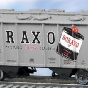 LIONEL 17065 BORAXO PS-2 2 BAY COVERED HOPPER STANDARD O