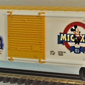 LIONEL 19241 MICKEY MOUSE 60TH ANNIVERSARY HI CUBE BOXCAR