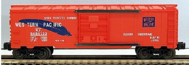 LIONEL 19257 POSTWAR 6464 SERIES BOXCAR SET II, 3 CARS