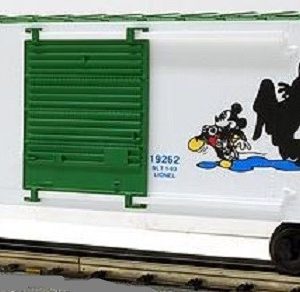 LIONEL 19262 PERILS OF MICKEY HI CUBE BOXCAR 2