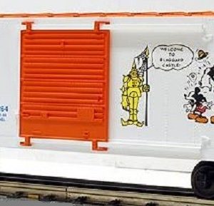LIONEL 19264 PERILS OF MICKEY HI CUBE BOXCAR 3