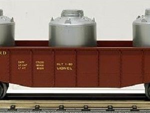 LIONEL 6-9370 SEABOARD GONDOLA WITH CANISTERS