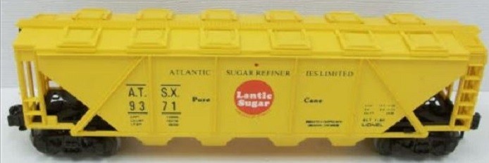 LIONEL 6-9371 ATLANTIC SUGAR COVERED QUAD HOPPER
