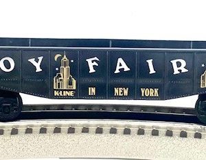 K-LINE 1991 NEW YORK TOY FAIR GONDOLA WITH 5 CRATES