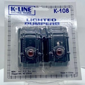 K-LINE K-108 LIGHTED BUMPERS O GAUGE