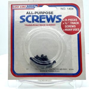 LIFE-LIKE 1404 TRAIN TRACK SCREWS - 1/2 INCH
