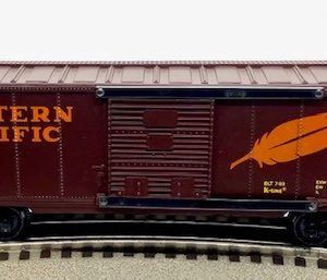 K-LINE 648102 WESTERN PACIFIC RIDES LIKE A FEATHER BOXCAR