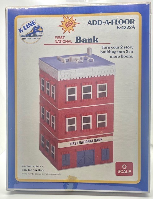 K-LINE K-4222A K-LINEVILLE BANK BUILDING - ADD A FLOOR KIT