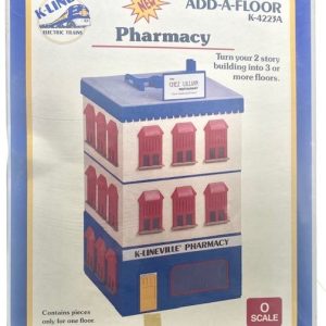 K-LINE K-4223A K-LINEVILLE PHARMACY BUILDING - ADD A FLOOR KIT