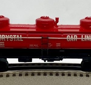 LIONEL 6-9353 CRYSTAL LINE 3-D TANK CAR