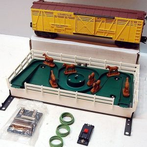 LIONEL 6-9224 CHURCHILL DOWNS OPERATING HORSE CAR AND CORRAL