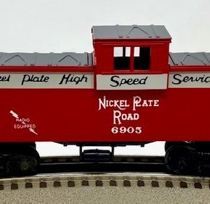 LIONEL 6-6905 NICKEL PLATE ROAD EXTENDED VISION CABOOSE