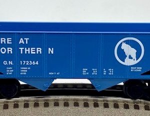 LIONEL 16443 GREAT NORTHERN RAILROAD 2 BAY HOPPER