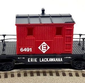 LIONEL 6-6491 ERIE LACKAWANNA TRANSFER CABOOSE