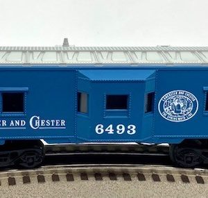 LIONEL 6-6493 LANCASTER AND CHESTER BAY WINDOW CABOOSE
