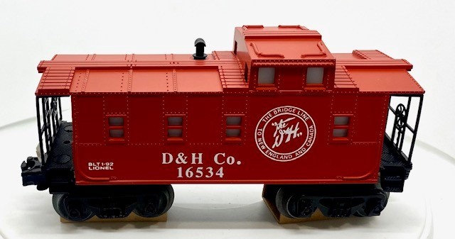 LIONEL 16534 DELAWARE AND HUDSON SP TYPE CABOOSE