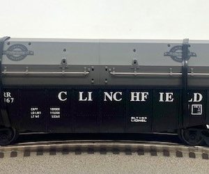 LIONEL 16367 CLINCHFIELD GONDOLA WITH COIL COVERS