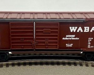 LIONEL 16255 WABASH DOUBLE DOOR BOXCAR
