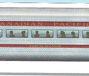 LIONEL 39197  CANADIAN PACIFIC ALUMINUM STATIONSOUNDS PASSENGER CAR