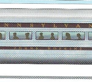 LIONEL 39198 PENNSYLVANIA RAILROAD ALUMINUM STATIONSOUNDS PASSENGER CAR