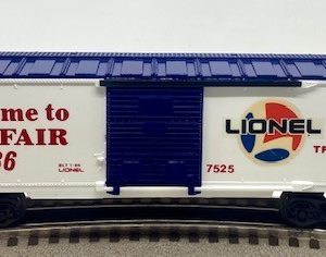 LIONEL 6-7525 1986 NEW YORK TOY FAIR BOXCAR