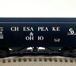 LIONEL 6-6109 CHESEAPEAKE AND OHIO OPERATING HOPPER